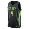 NBA Mænd Trøje Boston Celtics Jrue Holiday 2024-25 Nike City Edition Sort Swingman